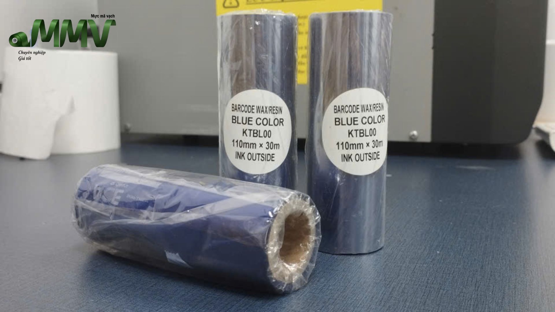 Mực Wax/Resin màu xanh dương